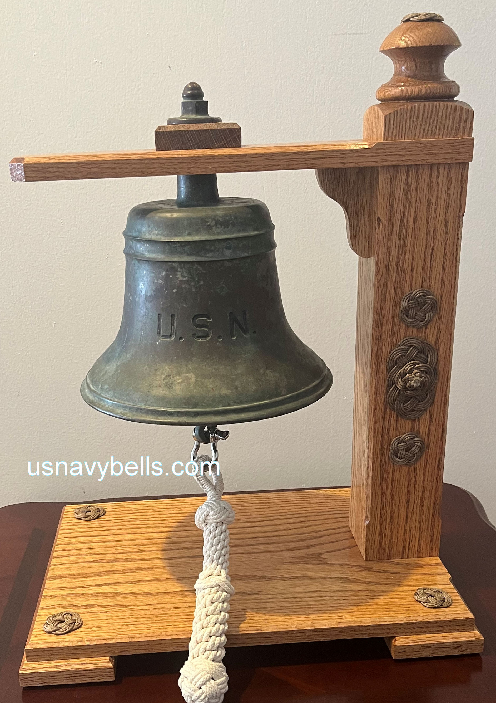  Ship Bell, Large, US Navy - Nautical Decor : Home & Kitchen